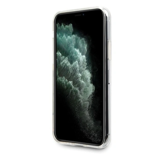 Kup Etui Guess GUHCN65PCUGLKA Apple iPhone 11 Pro Max khaki tvrdý kryt 4G Circle Glitter - GUE282KHA - {ean13} - Sklep Home Screen