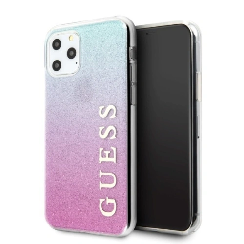 Kup Husă Guess GUHCN65PCUGLPBL Apple iPhone 11 Pro Max roz-albastru/hard case pink blue Glitter Gradient - GUE283PNKBLU - {ean13} - Sklep Home Screen