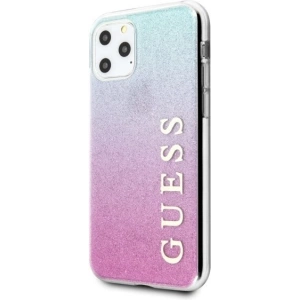Kup Husă Guess GUHCN65PCUGLPBL Apple iPhone 11 Pro Max roz-albastru/hard case pink blue Glitter Gradient - GUE283PNKBLU - {ean13} - Sklep Home Screen