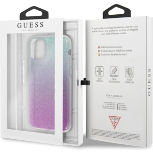 Buy Guess GUHCN65PCUGLPBL iPhone 11 Pro Max pink blue hard case Glitter Gradient - GUE283PNKBLU - {ean13} - Home Screen Store Europe