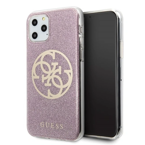 Kup Husă Guess GUHCN65PCUGLPI Apple iPhone 11 Pro Max roz/roz hard case 4G Circle Glitter - GUE284PNK - {ean13} - Sklep Home Screen