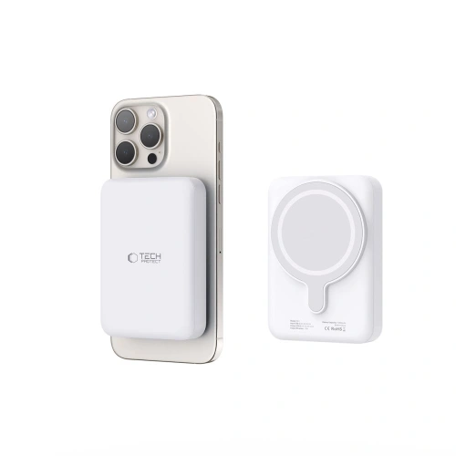 Buy Tech-Protect PB11 Lifemag MagSafe powerbank 10000mAh White - THP2888 - {ean13} - Home Screen Store Europe
