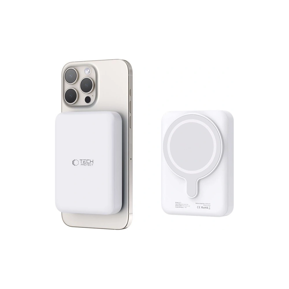 Powerbank Tech-Protect PB11 Lifemag MagSafe 10000mAh White