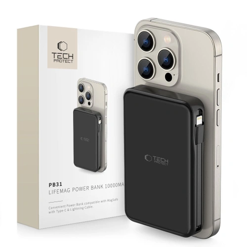 Kup Powerbank Tech-Protect PB31 Lifemag MagSafe 10000mAh Schwarz - THP2889 - {ean13} - Sklep Home Screen