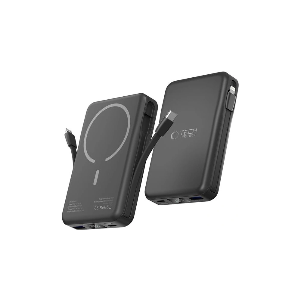 Powerbank Tech-Protect PB31 Lifemag MagSafe 10000mAh Black