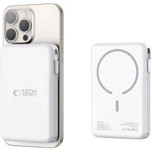 Buy Tech-Protect PB31 Lifemag MagSafe powerbank 10000mAh White - THP2890 - {ean13} - Home Screen Store Europe