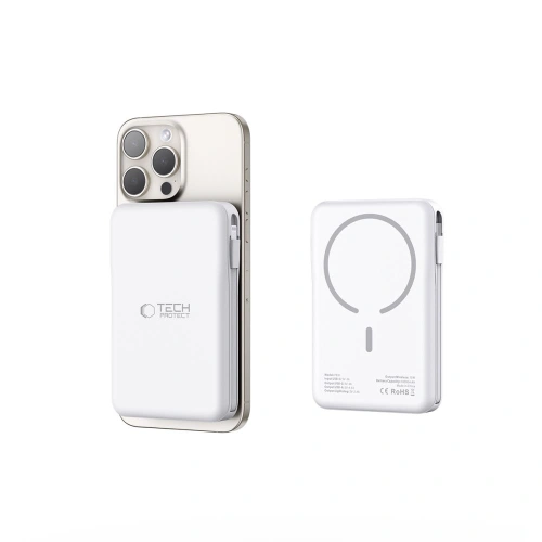 Buy Tech-Protect PB31 Lifemag MagSafe powerbank 10000mAh White - THP2890 - {ean13} - Home Screen Store Europe