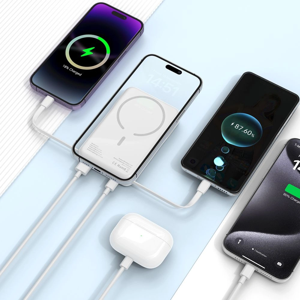 Powerbank Tech-Protect PB31 Lifemag MagSafe 10000mAh White