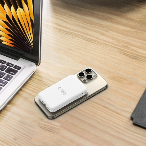 Kup Powerbank Tech-Protect PB31 Lifemag MagSafe 10000mAh Weiß - THP2890 - {ean13} - Sklep Home Screen