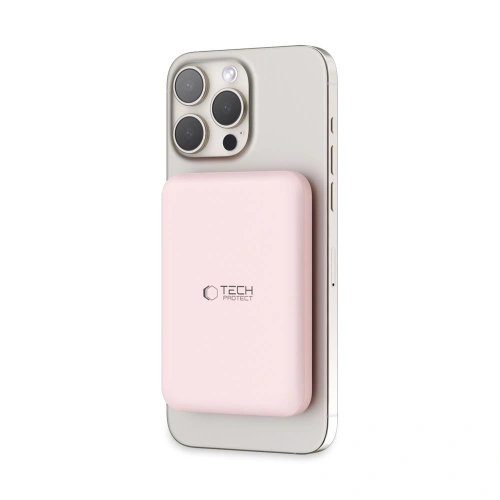 Buy Tech-Protect PB10 LifeMag MagSafe powerbank 5000mAh Pink - THP2891 - {ean13} - Home Screen Store Europe