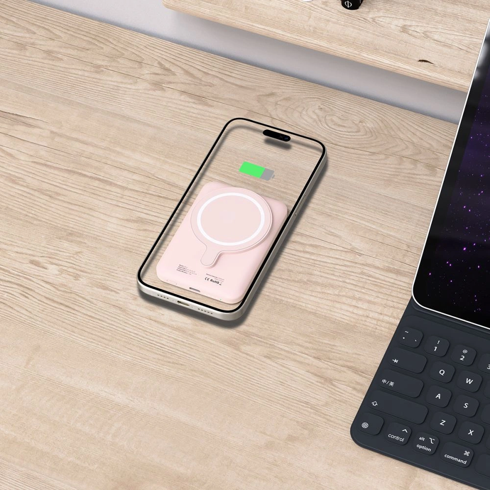 Powerbank Tech-Protect PB10 LifeMag MagSafe 5000mAh Pink