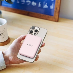 Kup Powerbank Tech-Protect PB10 LifeMag MagSafe 5000mAh Pink - THP2891 - {ean13} - Sklep Home Screen