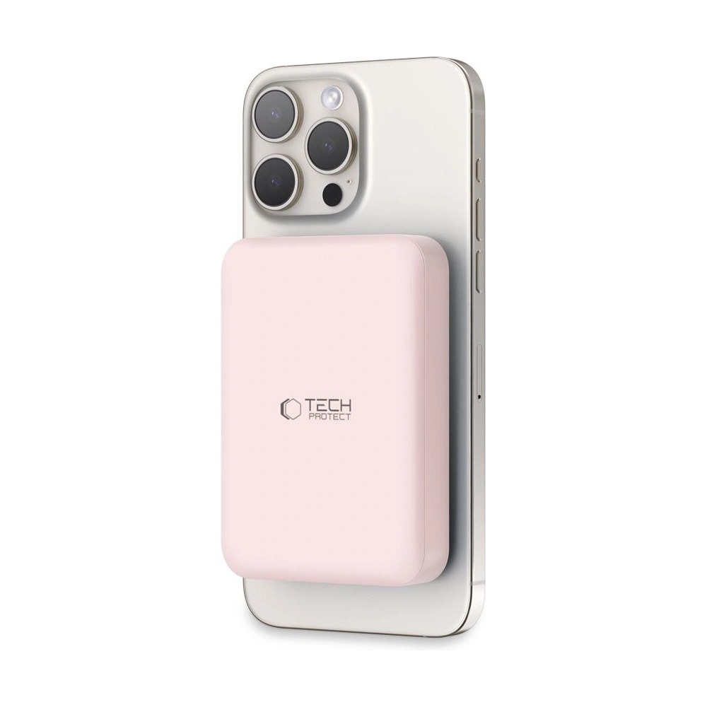 Powerbank Tech-Protect PB11 Lifemag MagSafe 10000mAh Pink