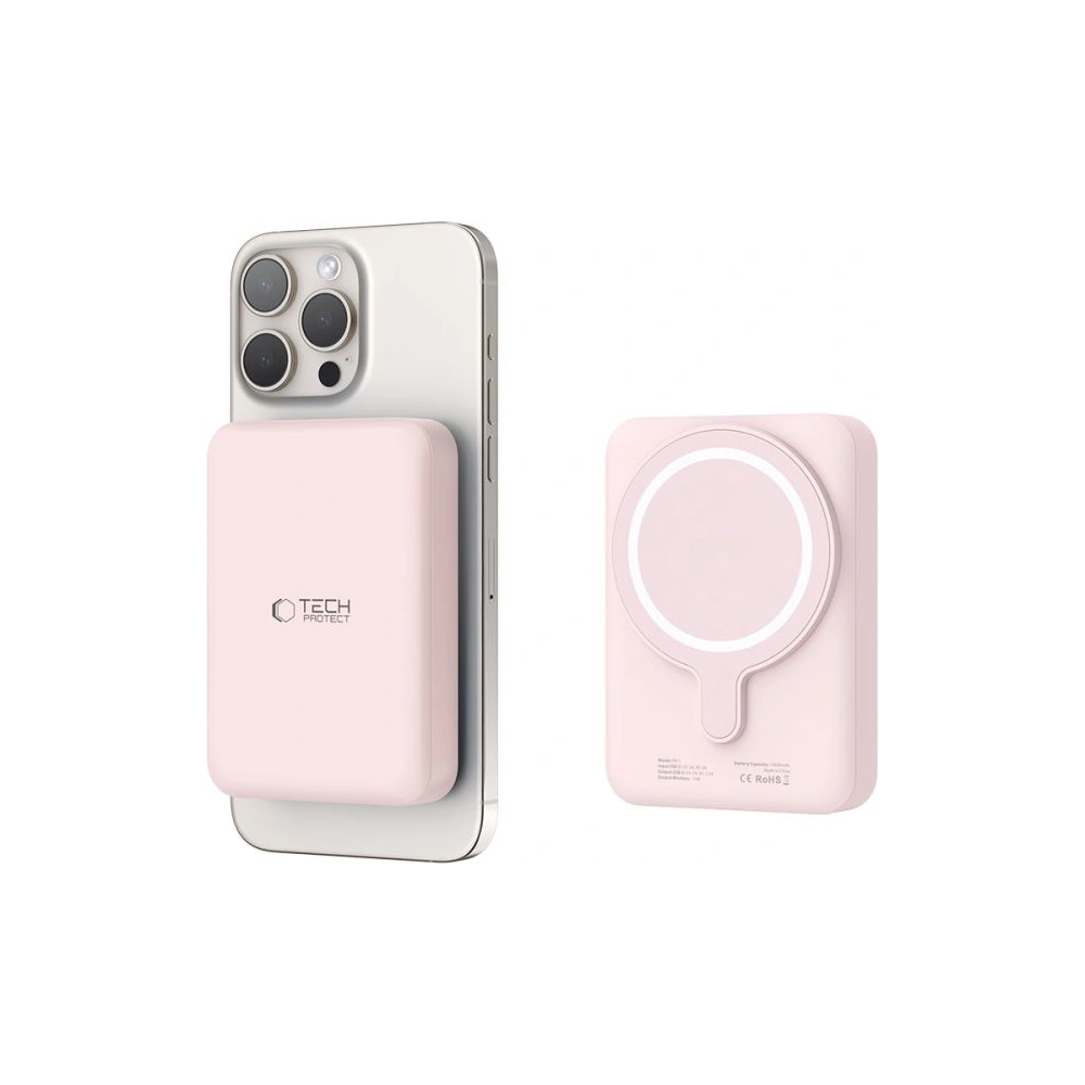 Powerbank Tech-Protect PB11 Lifemag MagSafe 10000mAh Pink