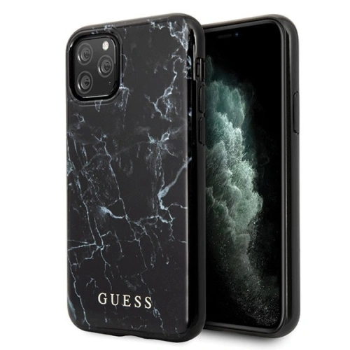 Kup Etui Guess GUHCN65PCUMABK Apple iPhone 11 Pro Max černý/black Marble - GUE285BLK - {ean13} - Sklep Home Screen