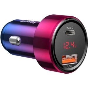 Kup Autós töltő Baseus Magic USB + USB-C QC 4.0 PD 45W (piros-kék) - BSU702REDBLU - {ean13} - Sklep Home Screen