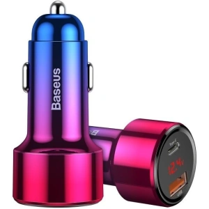 Kup Autós töltő Baseus Magic USB + USB-C QC 4.0 PD 45W (piros-kék) - BSU702REDBLU - {ean13} - Sklep Home Screen