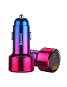 Buy Car charger Baseus Magic USB + USB-C QC 4.0 PD 45W Red&Blue - BSU702REDBLU - {ean13} - Home Screen Store Europe