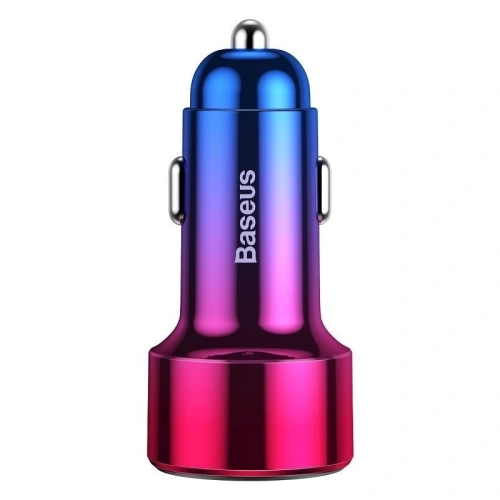 Buy Car charger Baseus Magic USB + USB-C QC 4.0 PD 45W Red&Blue - BSU702REDBLU - {ean13} - Home Screen Store Europe