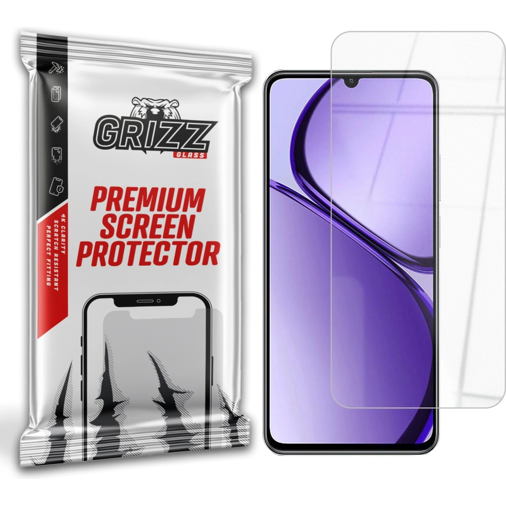 Szkło hybrydowe GrizzGlass HybridGlass do Realme Narzo N63