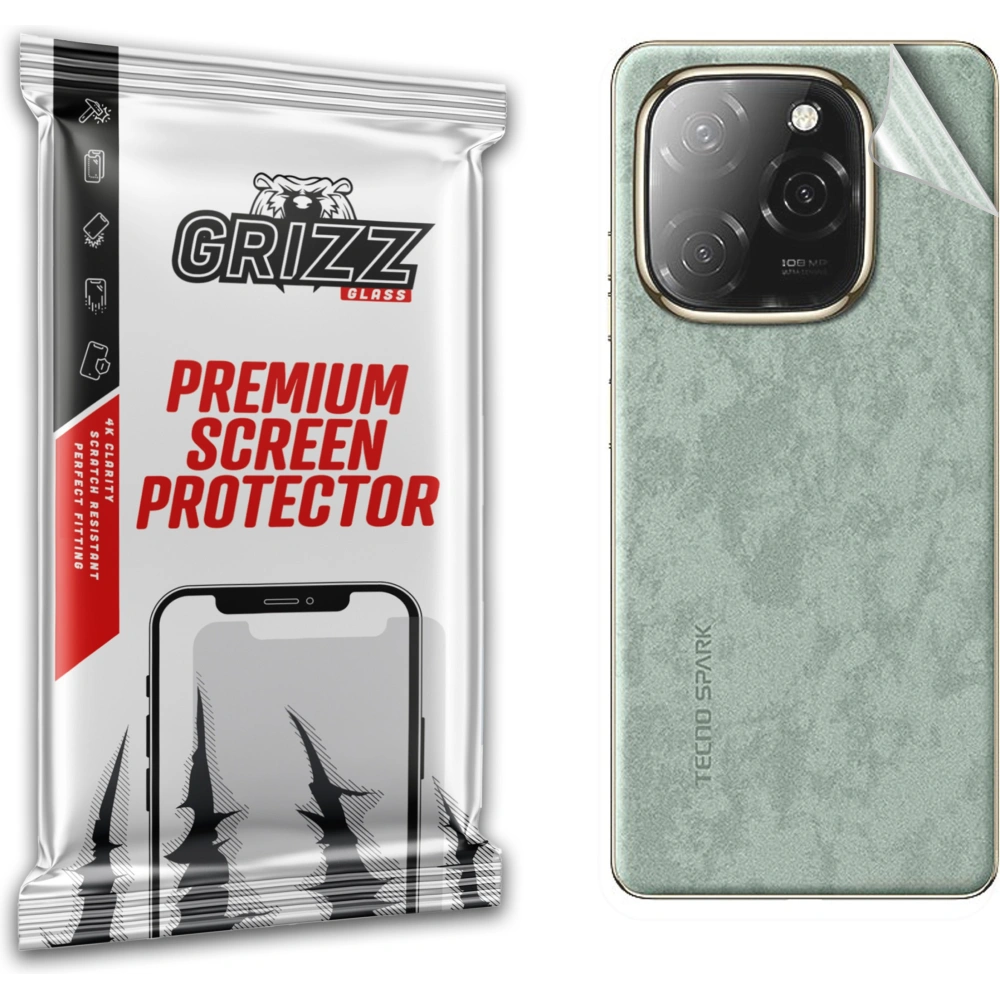 Folia na tył GrizzGlass SatinSkin do Tecno Spark 20 Pro 5G