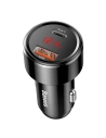 Ładowarka samochodowa Baseus Magic USB + USB-C QC 4.0  PD 45W (czarna)