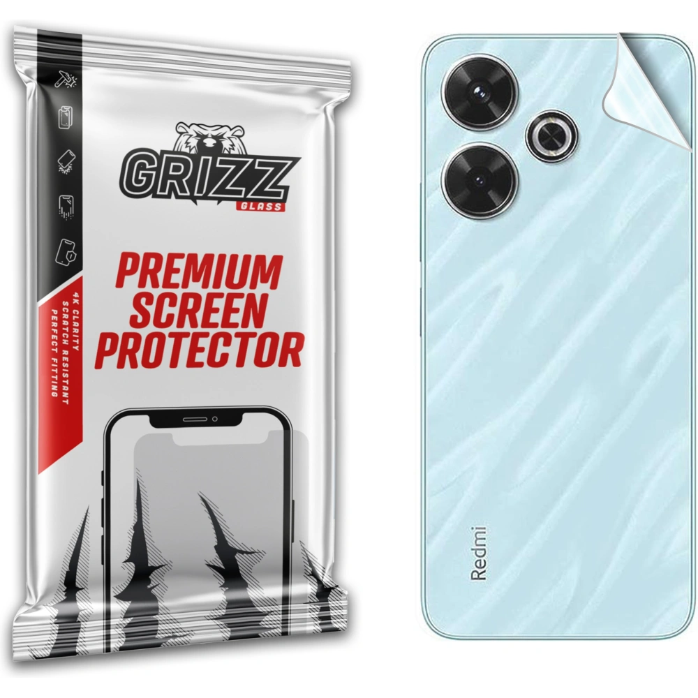Folia na tył GrizzGlass SatinSkin do Xiaomi Redmi 13