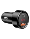 Buy Car charger Baseus Magic USB + USB-C QC 4.0 PD 45W Black - BSU704BLK - {ean13} - Home Screen Store Europe