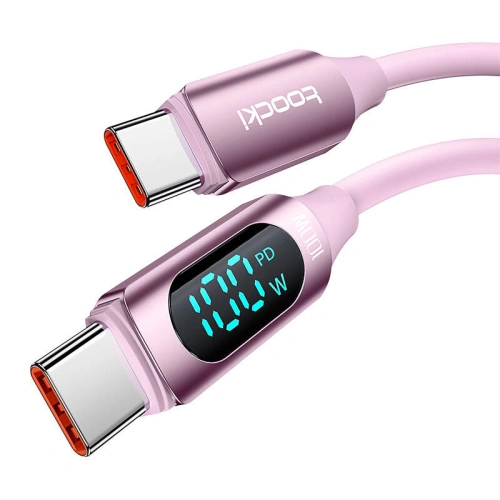 Buy [OUTLET] Toocki TXCTT1- XX04-B2 cable USB-C / USB-C 2m FC 100W pink - OT-675 - {ean13} - Home Screen Store Europe