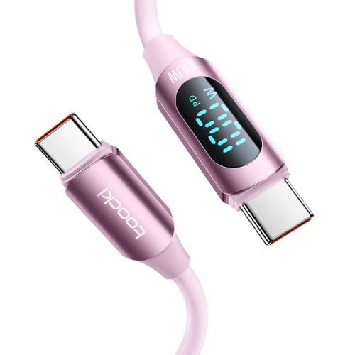 Buy [OUTLET] Toocki TXCTT1- XX04-B2 cable USB-C / USB-C 2m FC 100W pink - OT-675 - {ean13} - Home Screen Store Europe