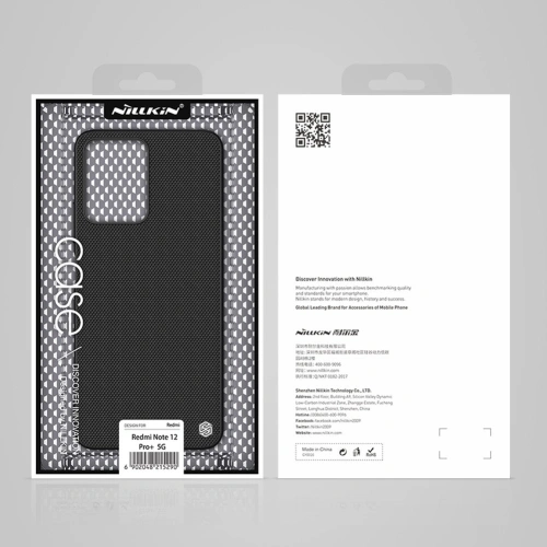 Buy [OUTLET] Nillkin Textured Case Xiaomi Redmi Note 12 Pro+ Plus black - OT-685 - {ean13} - Home Screen Store Europe