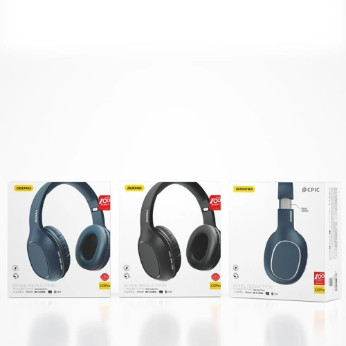 Kup [OUTLET] Bezdrátová sluchátka na uši Dudao Bluetooth 5.0, čtečka karet microSD, FM rádio, černá (X22Pro) - OT-689 - {ean13} - Sklep Home Screen
