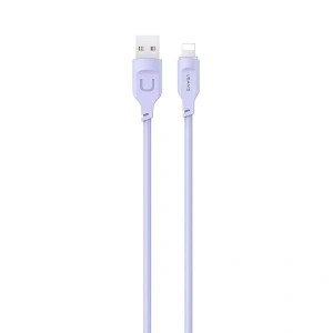 Buy [OUTLET] USAMS Lithe Series Cable USB/Lightning Fast Charging 2,4A 1,2m purple (US-SJ565) - OT-697 - {ean13} - Home Screen Store Europe