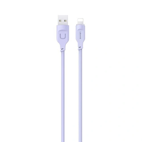 Buy [OUTLET] USAMS Lithe Series Cable USB/Lightning Fast Charging 2,4A 1,2m purple (US-SJ565) - OT-697 - {ean13} - Home Screen Store Europe