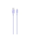 [OUTLET] USAMS Lithe Series Kabel USB/Lightning Schnellladung 2,4A 1,2m lila/purple (US-SJ565)