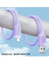 Kup [OUTLET] USAMS Lithe Series USB/Lightning Gyors Töltő Kábel 2,4A 1,2m lila/purple (US-SJ565) - OT-697 - {ean13} - Sklep Home Screen