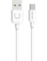 [OUTLET] Cablu USAMS U-Turn microUSB 1m alb/white 2A MICUSBXD02