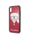 Kup Karl Lagerfeld KLHCPXDLHRE iPhone X/Xs piros/piros Iconic Glitter Karl feje - KLD198RED - {ean13} - Sklep Home Screen