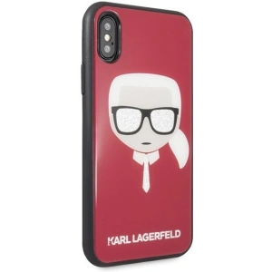 Kup Karl Lagerfeld KLHCPXDLHRE iPhone X/Xs rot/rot Iconic Glitter Karl`s Head - KLD198RED - {ean13} - Sklep Home Screen