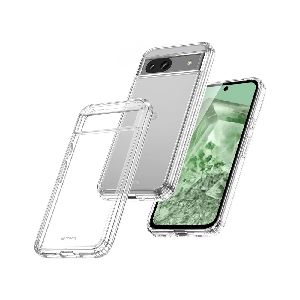 Etui Crong Crystal Shield Cover Google Pixel 8A przezroczysty