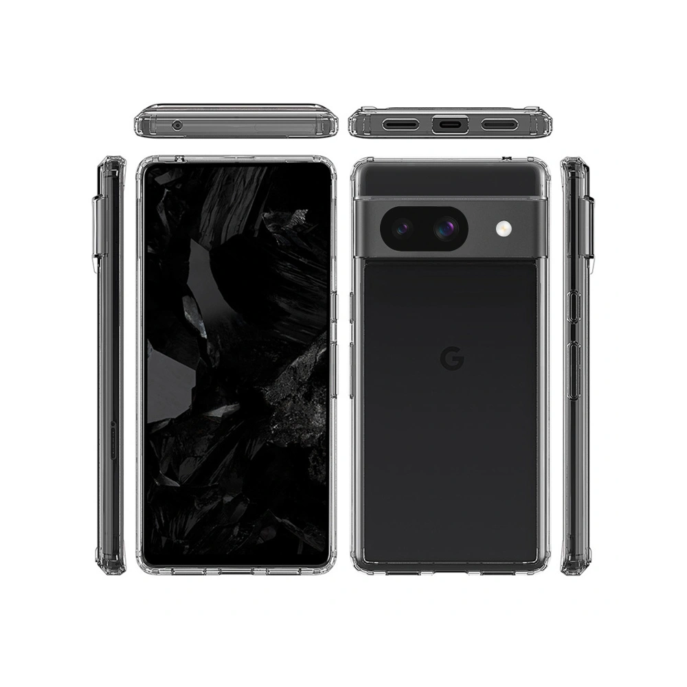 Etui Crong Crystal Shield Cover Google Pixel 8A przezroczysty