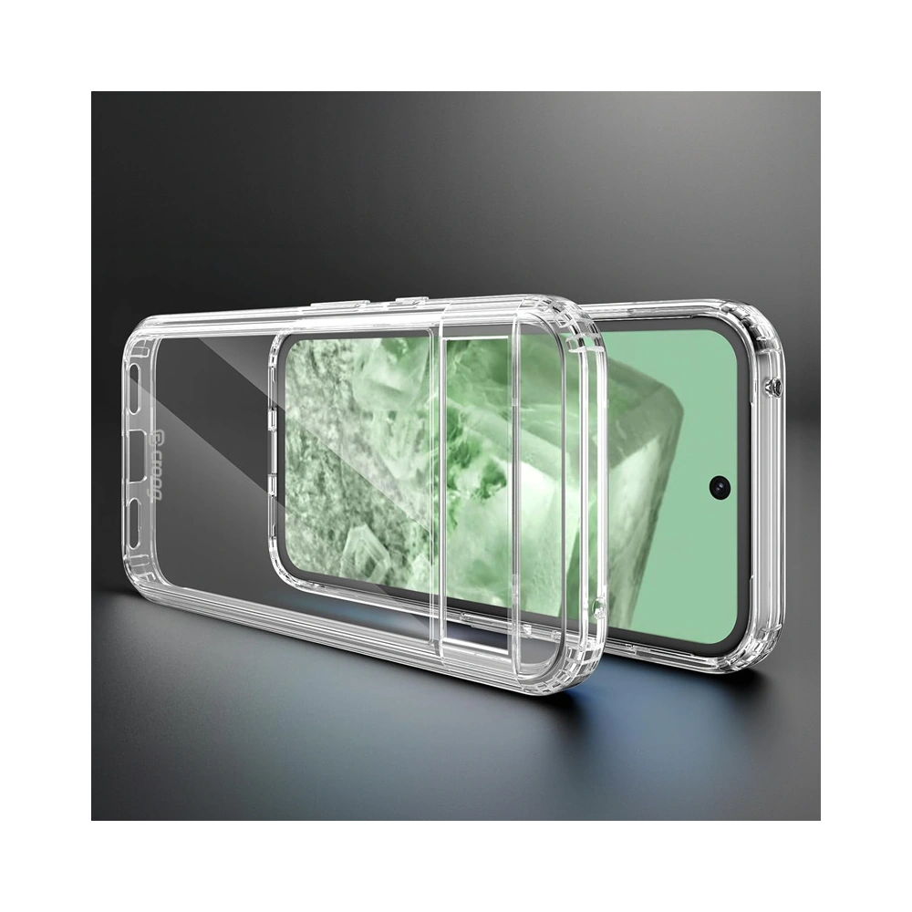 Etui Crong Crystal Shield Cover Google Pixel 8A przezroczysty