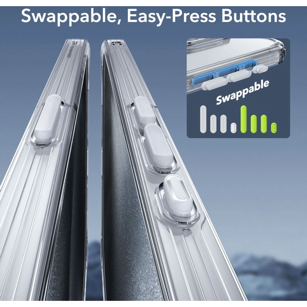 Etui ESR Classic Pro Set HaloLock MagSafe Apple iPhone 15 Pro clear