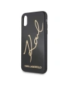 Kup Karl Lagerfeld KLHCPXDLKSBK iPhone X/Xs czarny/black hard case Signature Glitter - KLD199BLK - {ean13} - Sklep Home Screen