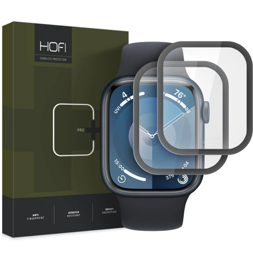 Kup Hybriertes Glas Hofi Hybrid Pro+ Apple Watch 7/8/9 45mm schwarz [2 PACK] - HOFI509 - {ean13} - Sklep Home Screen