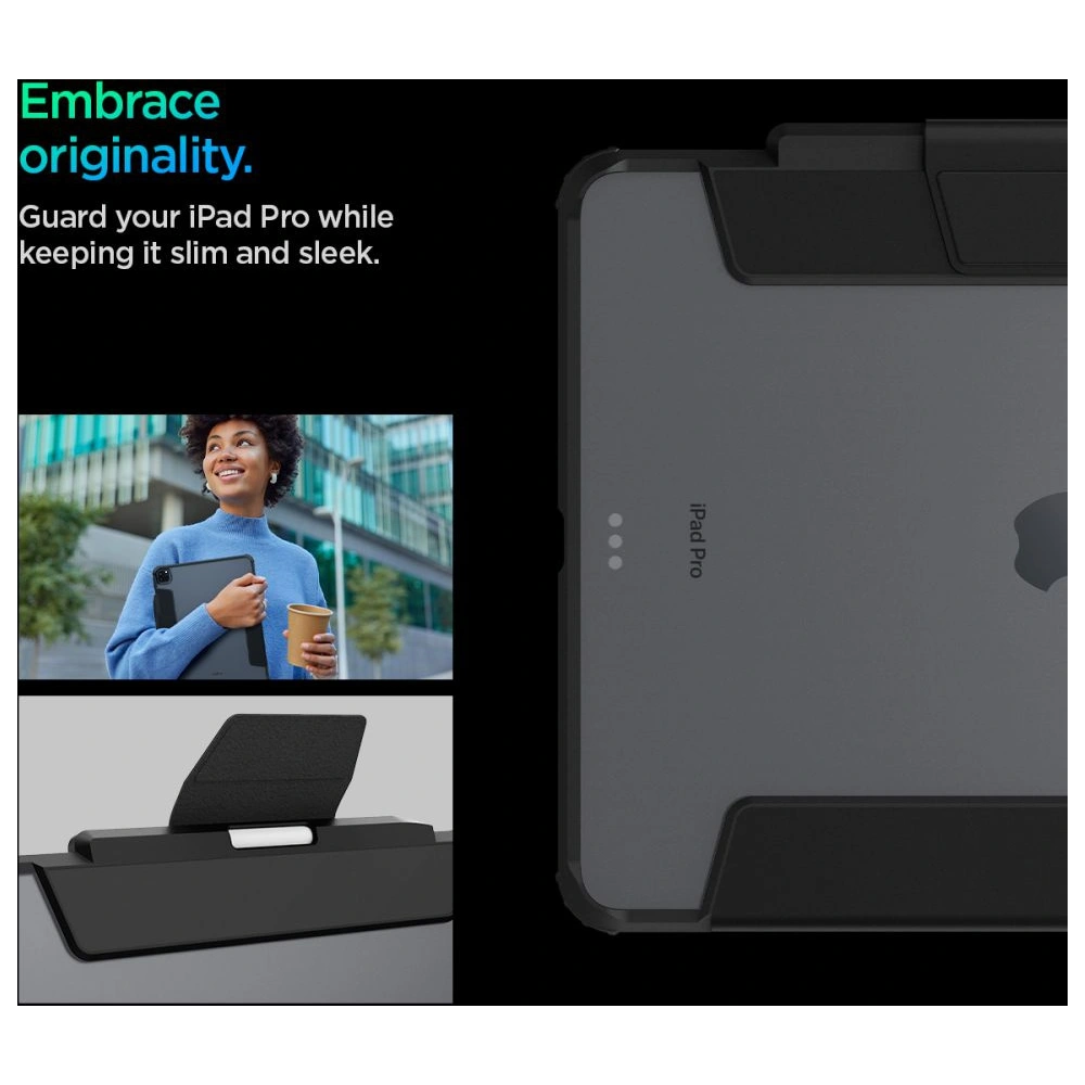 Etui Spigen Ultra Hybrid Pro Apple iPad Pro 13" 2024 (7. generacji) Black