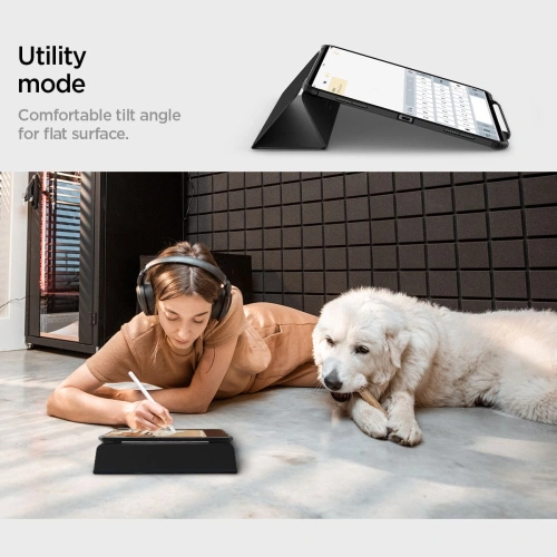 Kup Etui Spigen Ultra Hybrid Pro Apple iPad Pro 13" 2024 (7. generáció) Fekete - SPN3423 - {ean13} - Sklep Home Screen