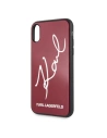 Kup Karl Lagerfeld KLHCPXDLKSRE iPhone X/Xs rot/rot Hartschalenetui Signature Glitter - KLD200RED - {ean13} - Sklep Home Screen
