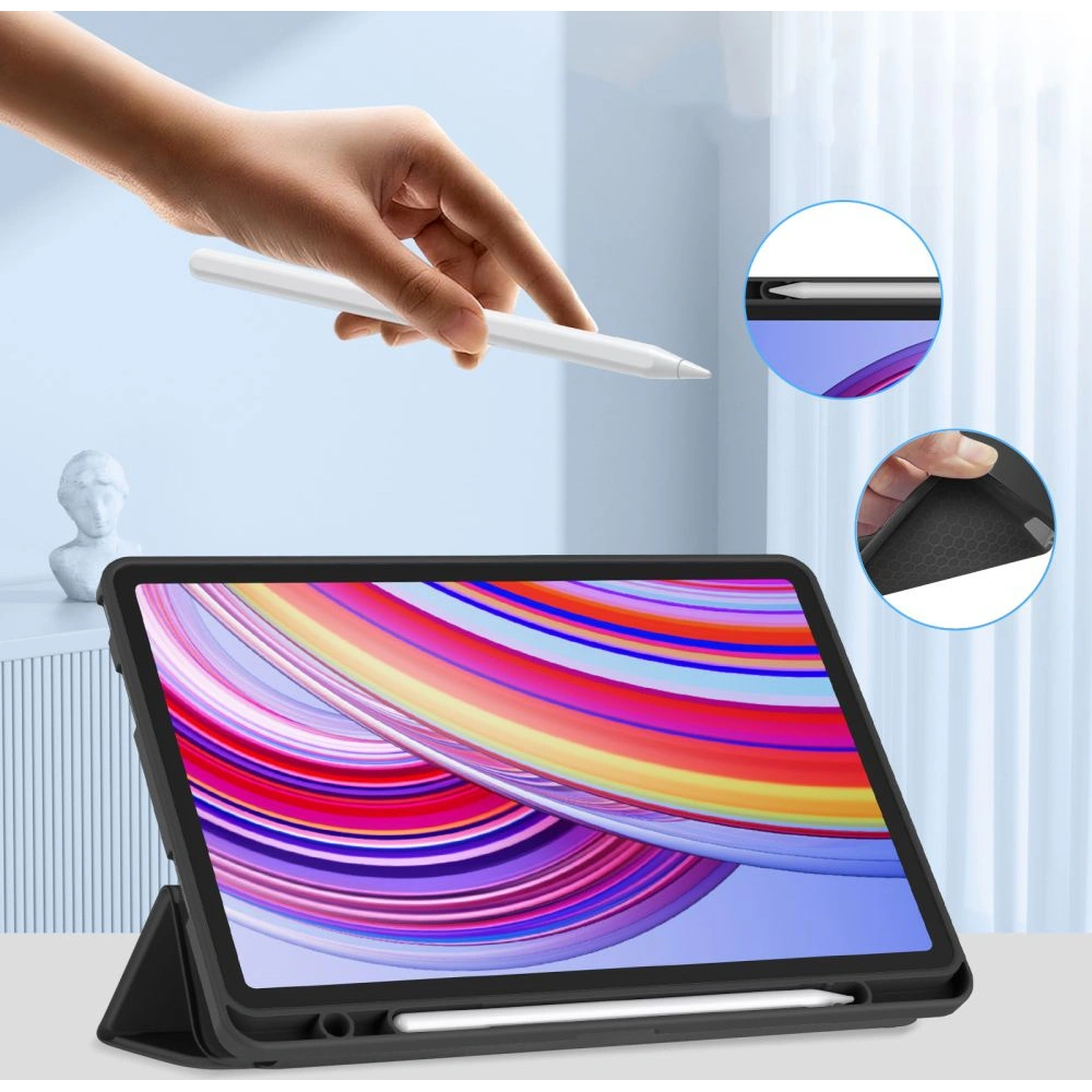 Etui Tech-Protect SmartCase Pen Xiaomi Redmi Pad Pro 12.1 Black