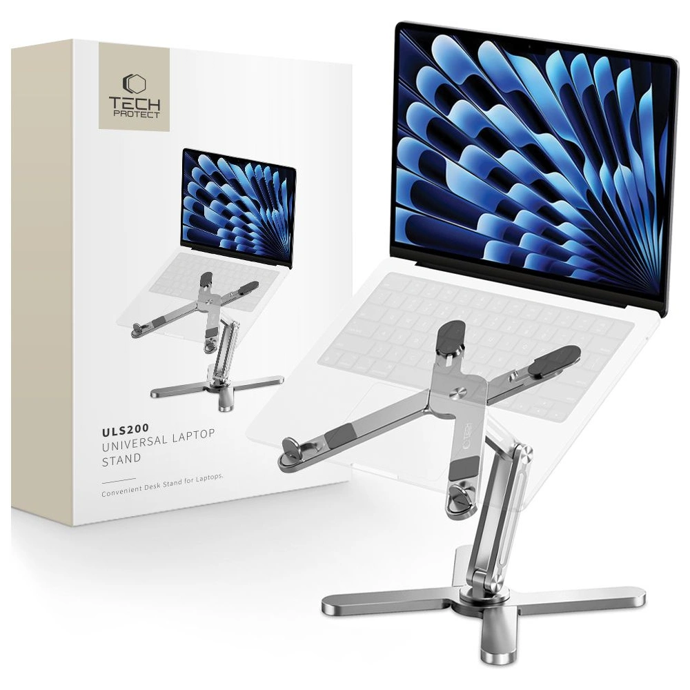 Podstawka Tech-Protect ULS200 Universal Laptop Stand Silver